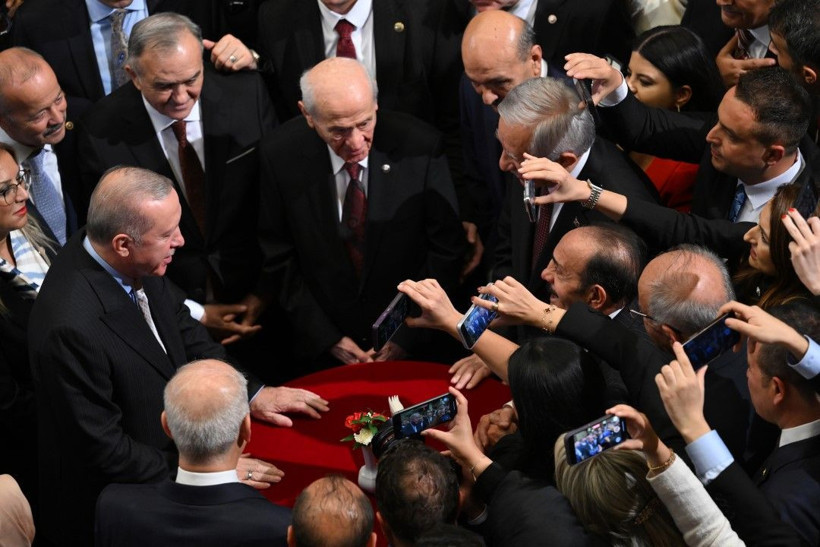 Meclis'teki resepsiyondan çarpıcı kareler - Resim: 22