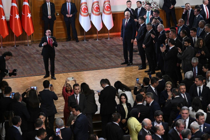 Meclis'teki resepsiyondan çarpıcı kareler - Resim: 25