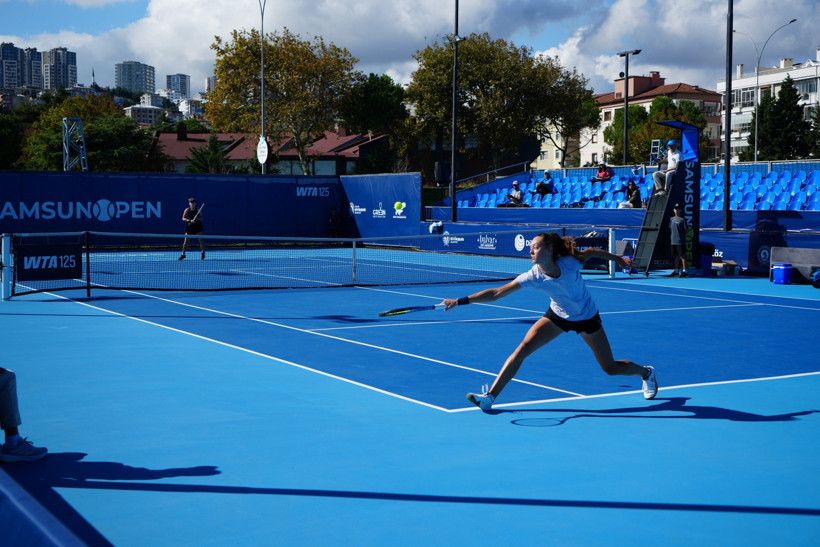 Samsun Open WTA 125’te ikinci tur heyecanı: Berfu Cengiz korta çıktı - Resim : 1