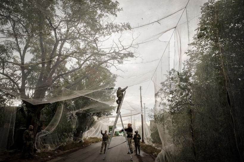 Ukrayna'dan SİHA saldırılarına karşı ağlı önlem - Resim : 3