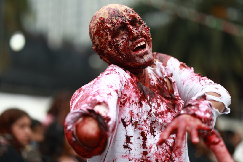 Meksika'da 'zombiler' yürüyüşü - Resim: 2