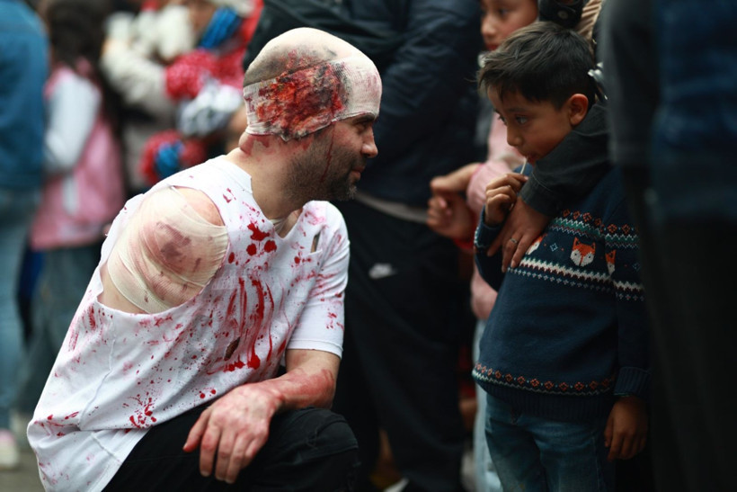 Meksika'da 'zombiler' yürüyüşü - Resim: 11