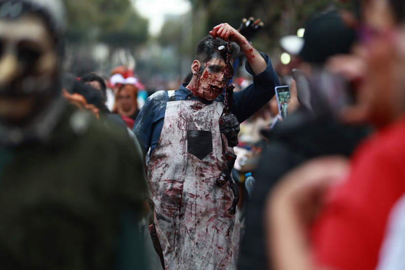 Meksika'da 'zombiler' yürüyüşü - Resim: 22