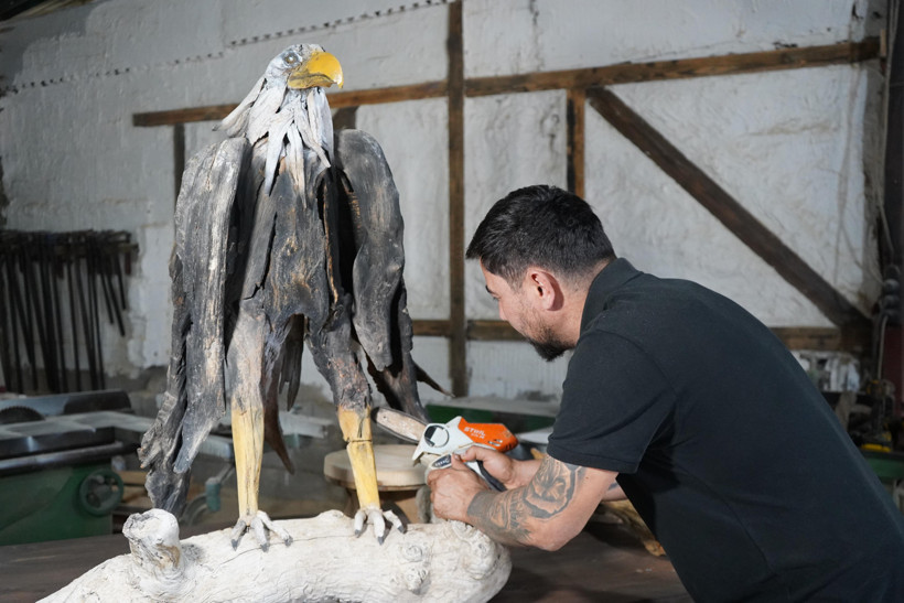 Doğanın atıkları sanata dönüşüyor - Resim : 1