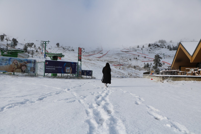 Bolu’nun yüksekleri beyaza büründü - Resim : 2