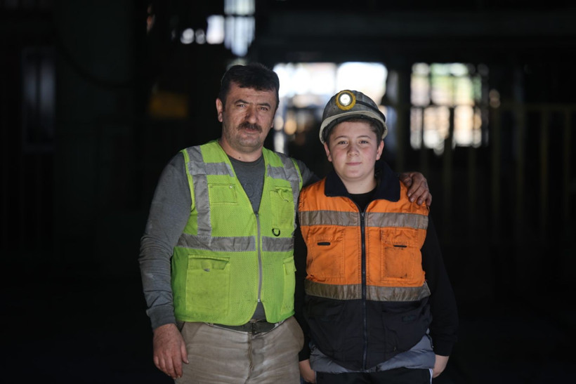 Madenci çocukları babaları için özel mektuplar hazırladı - Resim: 14