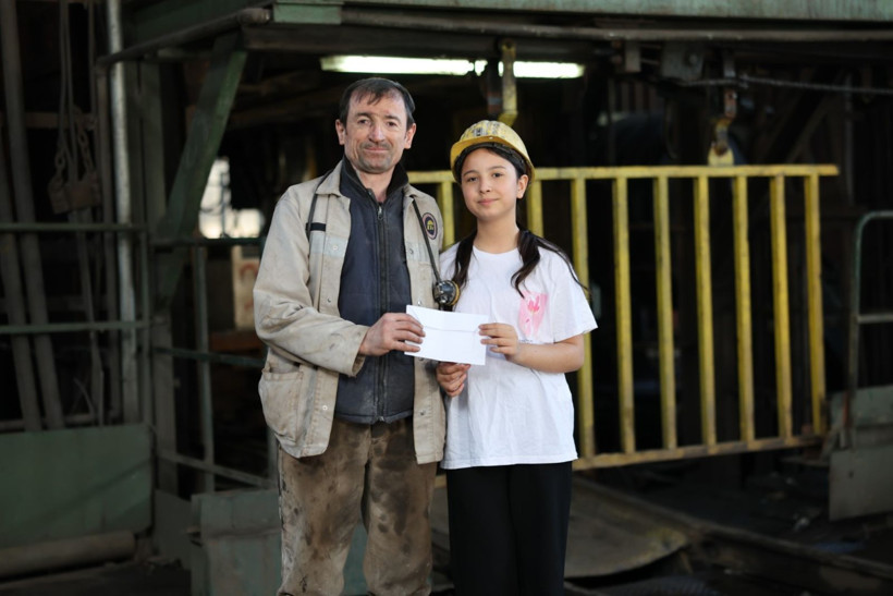 Madenci çocukları babaları için özel mektuplar hazırladı - Resim: 18