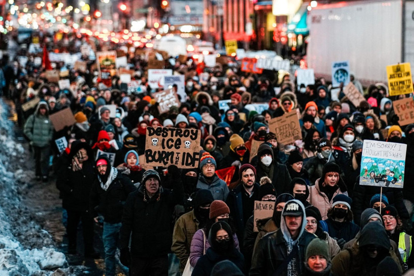 Trump'a karşı Ulusal Kapanma Günü: İş yok, okul yok, alışveriş yok - Resim: 8