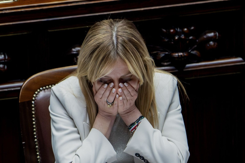 Meloni'nin Senato'daki hareketleri dikkat çekti - Resim: 5