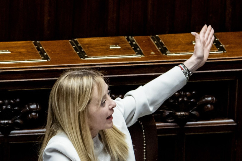 Meloni'nin Senato'daki hareketleri dikkat çekti - Resim: 6