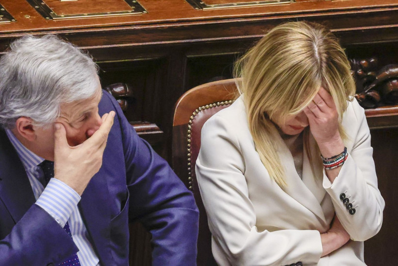 Meloni'nin Senato'daki hareketleri dikkat çekti - Resim: 8