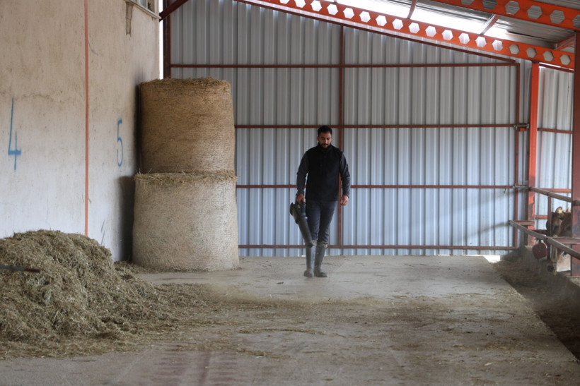 Üniversiteyi bıraktı, çiftçiliğe sarıldı - Resim : 2