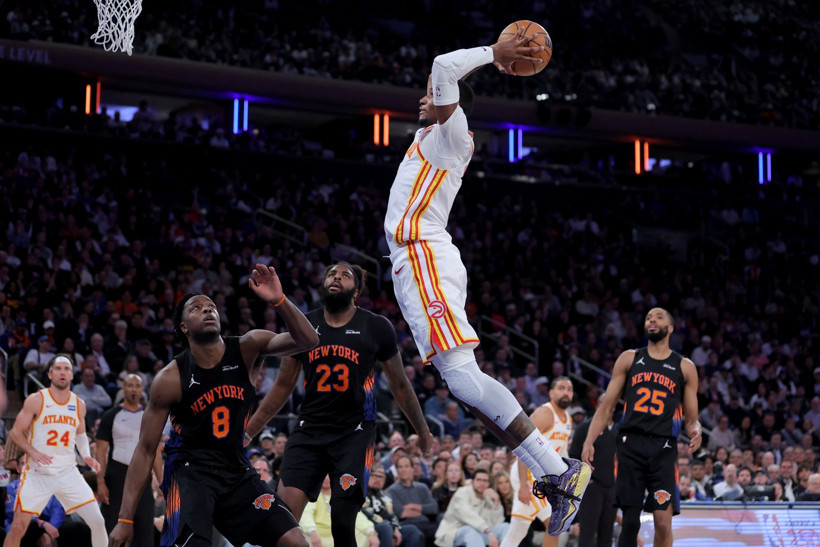 McCollum son dakika şov yaptı: Hawks, Knicks'i devirdi: 107-106 - Resim : 1