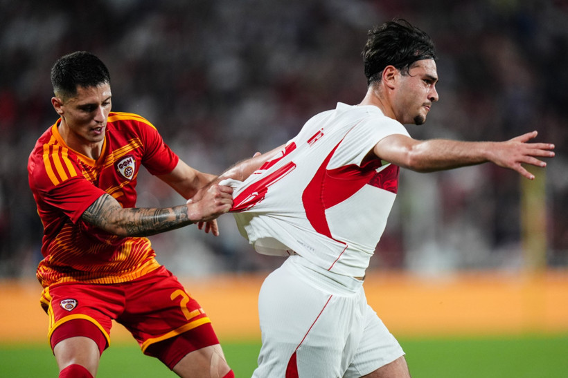 Türkiye, Dünya Kupası'na hazır! A Milli Takım, Kuzey Makedonya'ya gol yağdırdı: 4-0 - Resim : 5