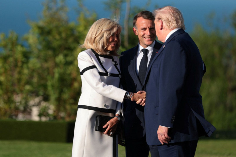 Trump'ın Brigitte Macron'a yaptığı hareket gündem oldu - Resim: 9