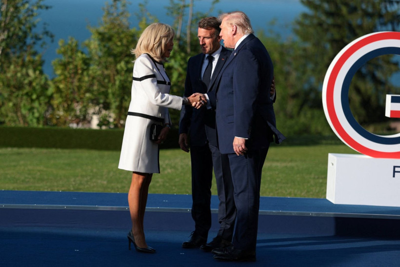 Trump'ın Brigitte Macron'a yaptığı hareket gündem oldu - Resim: 1