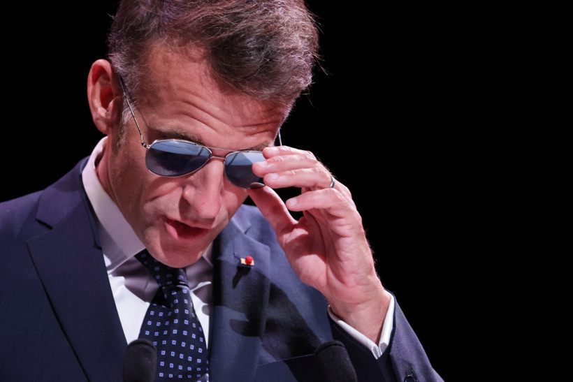 Macron olay olan gözlüklerini yeniden taktı: Nedeni ortaya çıktı - Resim : 1