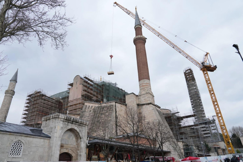 Ayasofya'da restorasyonda yeni aşama - Resim : 4