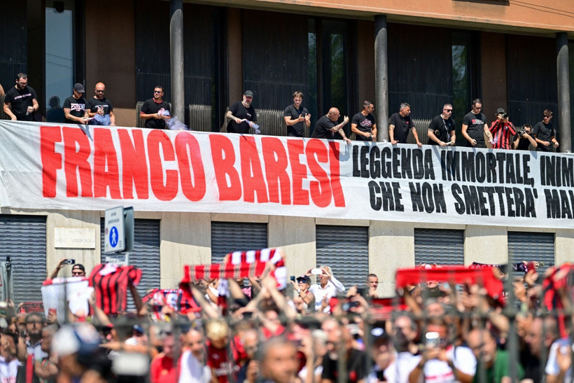 Efsane futbolcu Baresi'ye unutulmaz veda: Milan'ın sahibi ıslıklandı! - Resim: 16