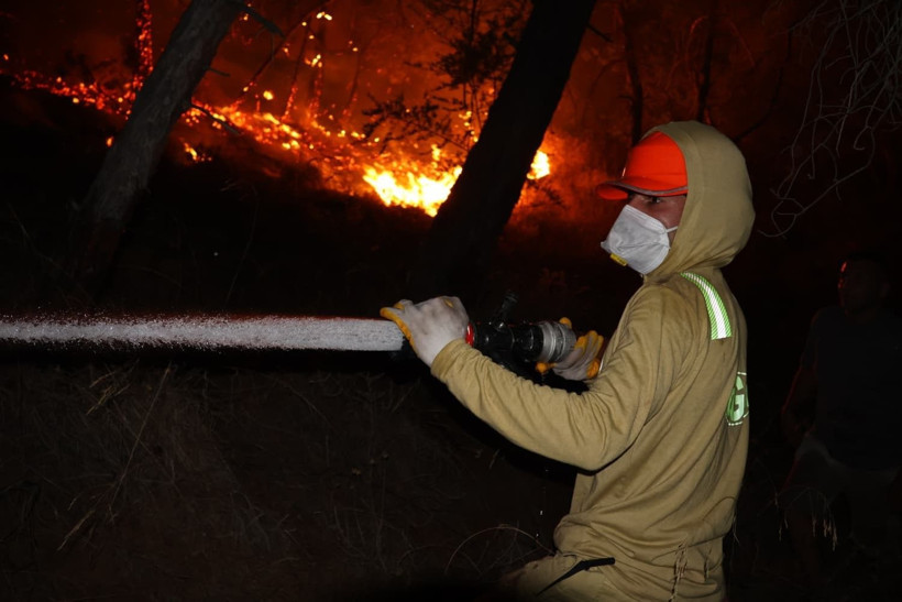 Fethiye'deki orman yangını evlere sıçradı - Resim: 17