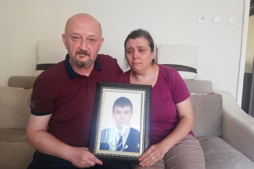 Burak Oğraş'ın babası Murat ve annesi Halime Oğraş 