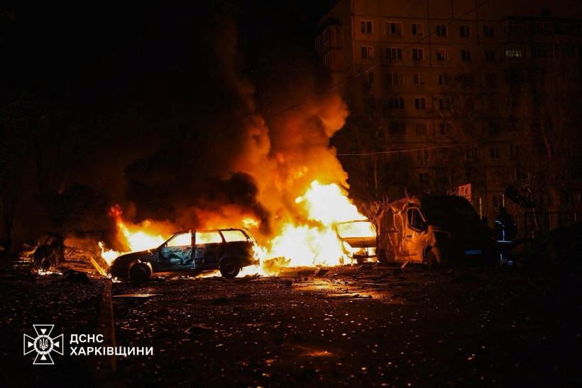 Rusya gece yarısı ülkenin ikinci büyük şehrini vurdu - Resim : 2