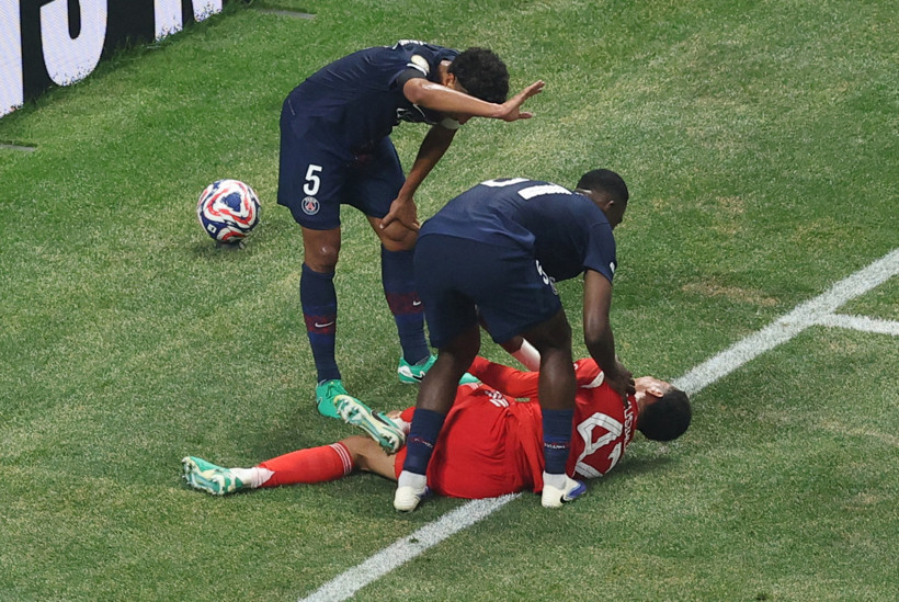 PSG 9 kişiyle yarı finale çıktı, Bayern Musiala ile kabusu yaşadı - Resim : 1