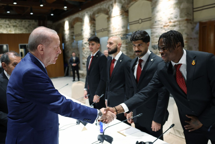 Cumhurbaşkanı Erdoğan, şampiyon Galatasaray'ı kabul etti - Resim: 9