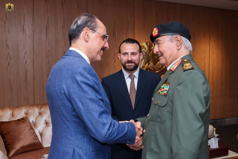 İbrahim Kalın, Halife Hafter ile görüştü - Resim : 1