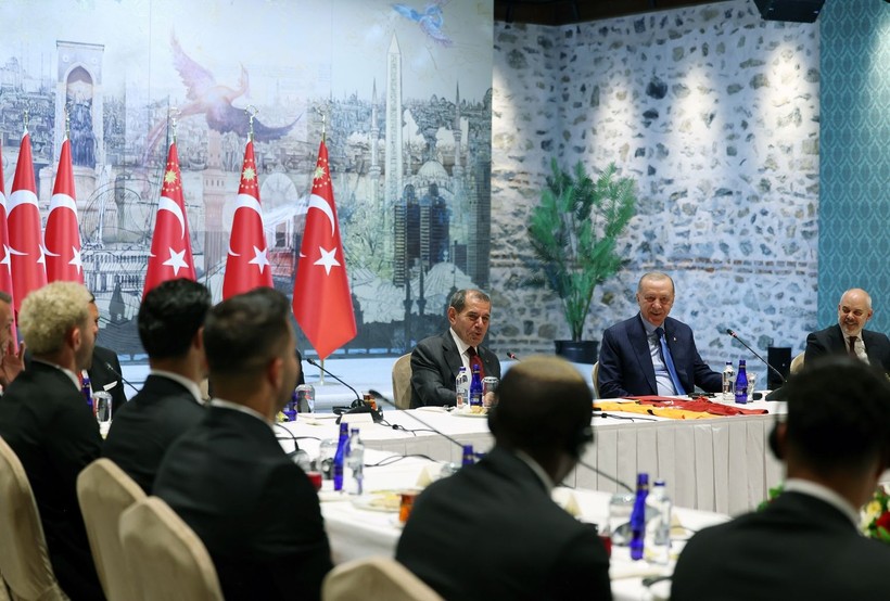 Osimhen'den Erdoğan'a hediye: Dolmabahçe'de buluşma - Resim: 15