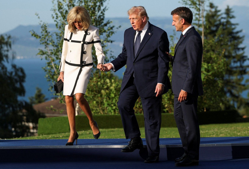 Trump'ın Brigitte Macron'a yaptığı hareket gündem oldu - Resim: 2