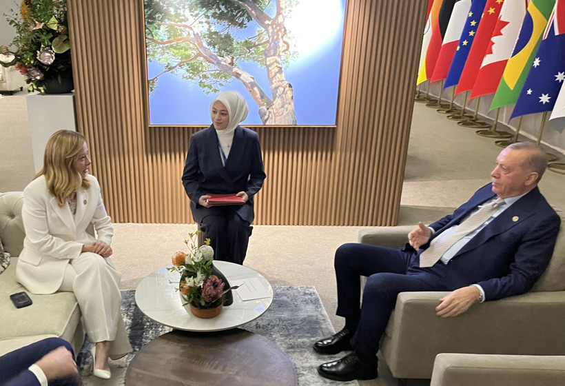 Erdoğan, Macron'la görüştü: Gayretimiz sürecek - Resim : 2