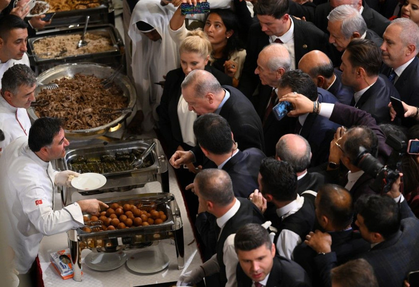 Meclis'teki resepsiyondan çarpıcı kareler - Resim: 27