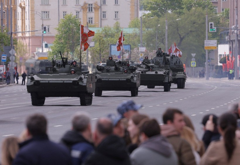 Rusya Zafer Günü'ne hazırlanıyor: Tanklar, savaş uçakları ve askerler Moskova'da - Resim: 9