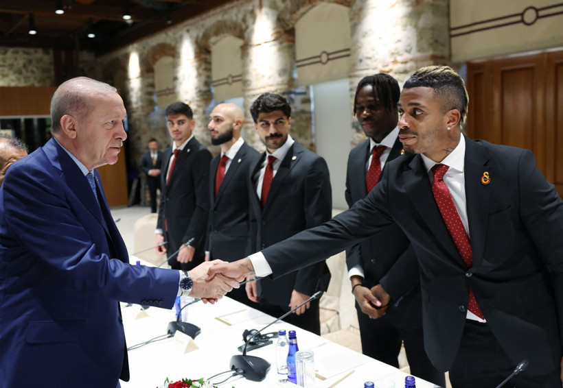 Cumhurbaşkanı Erdoğan, şampiyon Galatasaray'ı kabul etti - Resim: 12