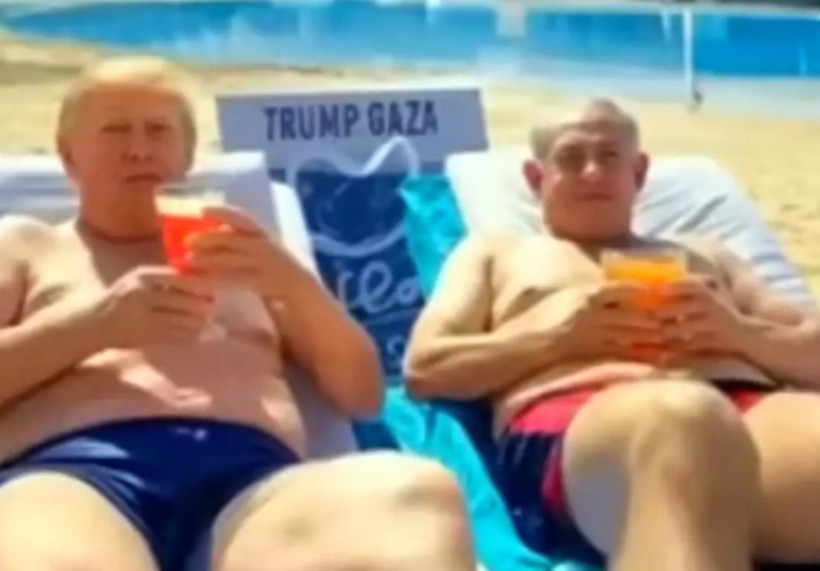 Trump'tan olay yaratacak video: Gazze'yle böyle dalga geçti - Resim : 1
