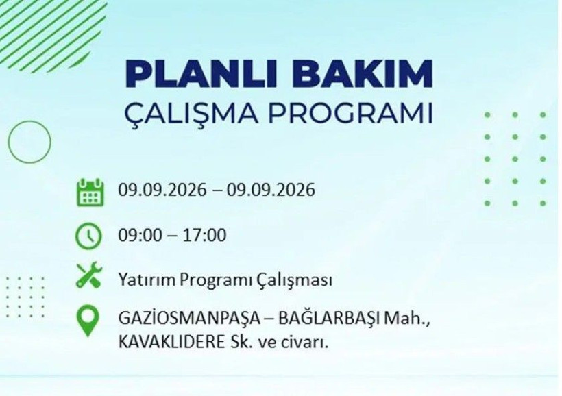 İstanbul'un 24 ilçesi bu gece yarısı kararacak. İşte elektriksiz kalacak mahalleler - Resim: 31
