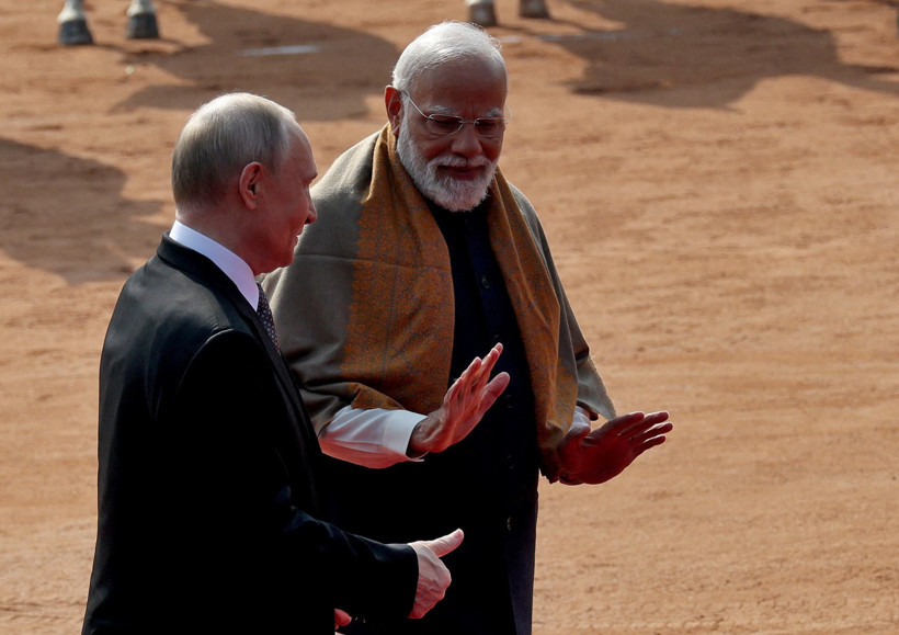 ABD'yi kızdıracak ziyaret: Putin ve Modi bir araya geldi - Resim : 1