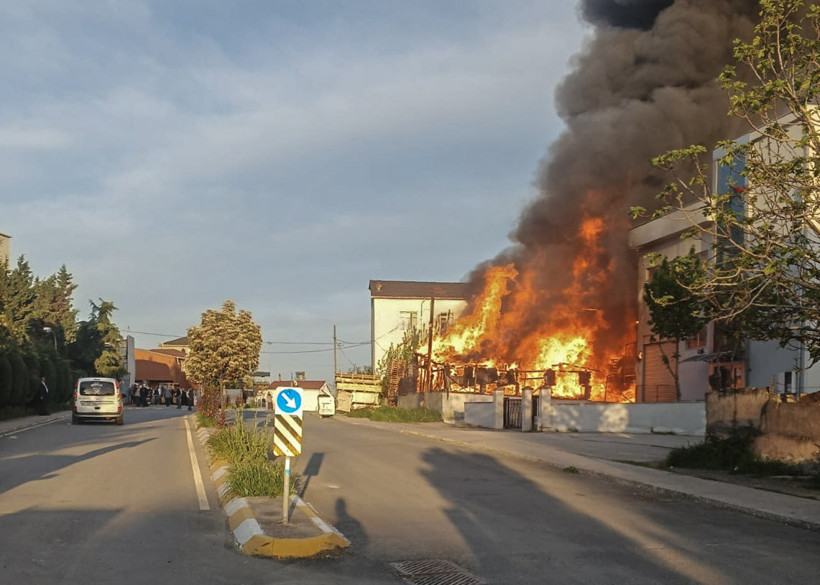 Sabiha Gökçen Havalimanı yakınlarında yangın - Resim : 1