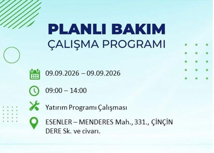 İstanbul'un 24 ilçesi bu gece yarısı kararacak. İşte elektriksiz kalacak mahalleler - Resim: 35