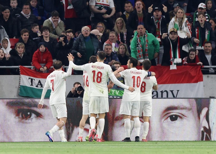 ‘A’ klas Türkiye: Macaristan’a futbol dersi verdik - Resim : 1