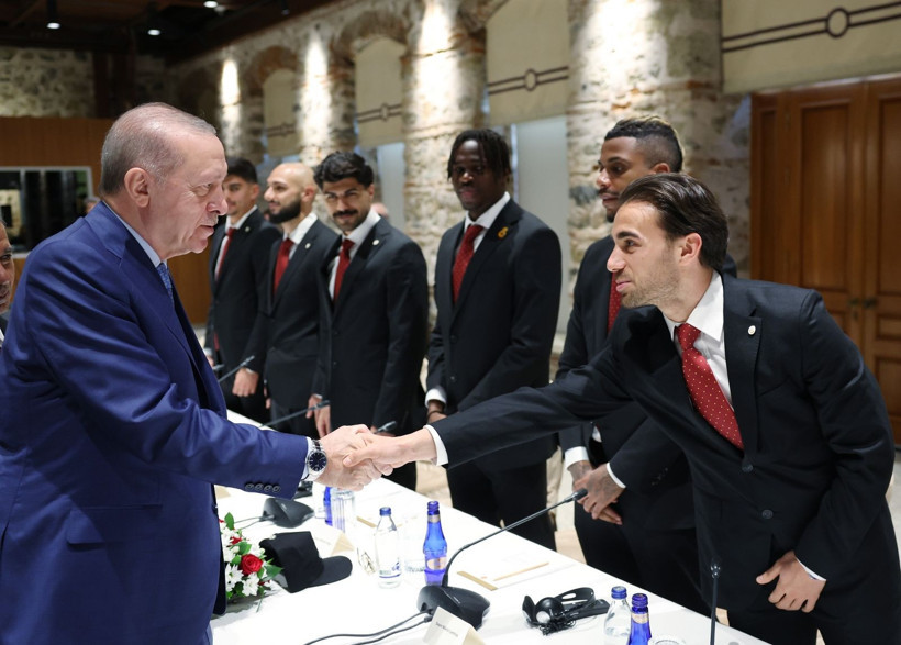 Cumhurbaşkanı Erdoğan, şampiyon Galatasaray'ı kabul etti - Resim: 7