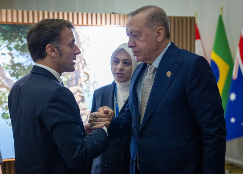 Erdoğan, Macron'la görüştü: Gayretimiz sürecek - Resim : 1