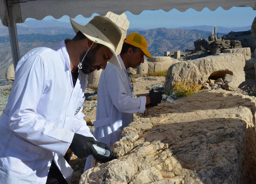 Nemrut Dağı’nda tarihi adım: Nano kireç ve nano silikat ilk kez uygulandı - Resim : 1