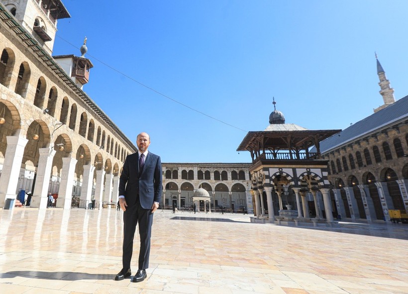 Bilal Erdoğan'dan Şam turu: Önce halı döşedi, sonra Şara ile görüştü - Resim: 5