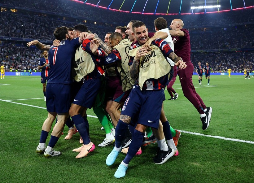 Şampiyonlar Ligi finalinde tarihi hezimet! PSG, Inter'i darmadağın etti: Doue 3 kez tarihe geçti - Resim: 14