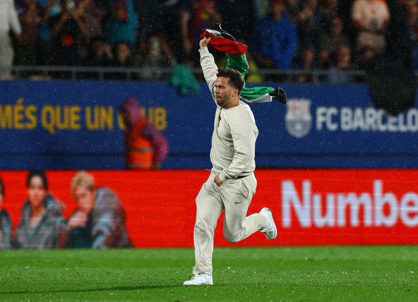 Barcelona, Getafe’yi farklı geçti: Maça Filistin protestosu damga vurdu - Resim : 1