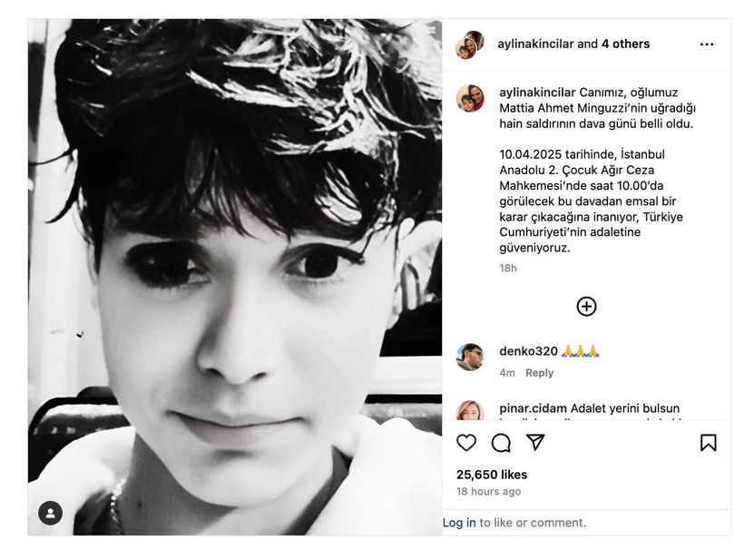 Mattia Ahmet Minguzzi davasında ilk duruşma tarihi belli oldu - Resim : 1