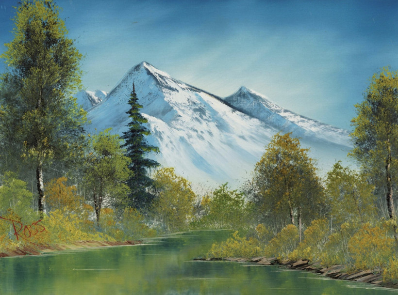 Bob Ross tablosu rekor fiyata satıldı - Resim : 2
