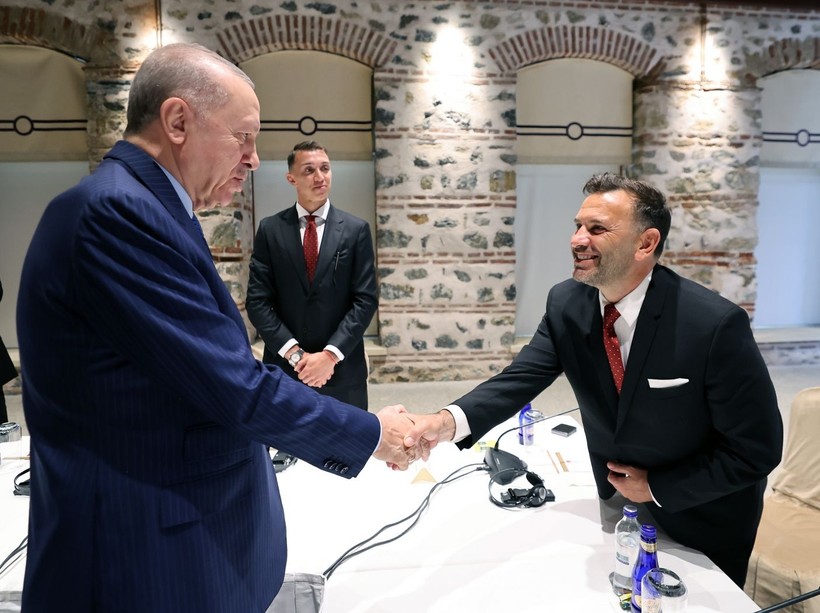 Osimhen'den Erdoğan'a hediye: Dolmabahçe'de buluşma - Resim: 17